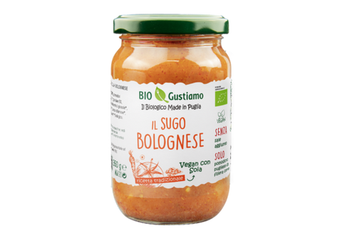 Bio Gustiamo Vegan Organic Bolognese Tomato Sauce 350g