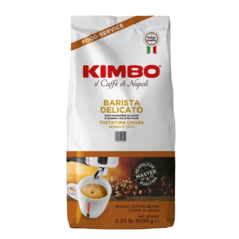 Kimbo Barista Delicato Light Roast Coffee Beans 1kg