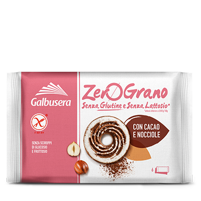 Galbusera Gluten Free Cocoa and Hazelnuts Cookies 220g
