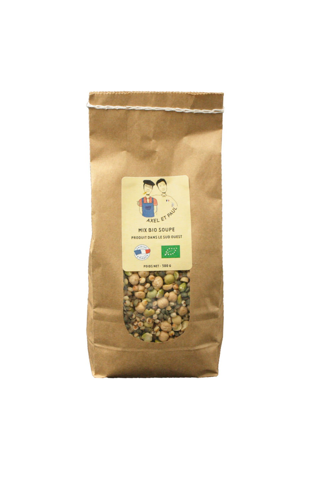 Axel et Paul Organic Mixed Beans and Pulses for Soup 500g
