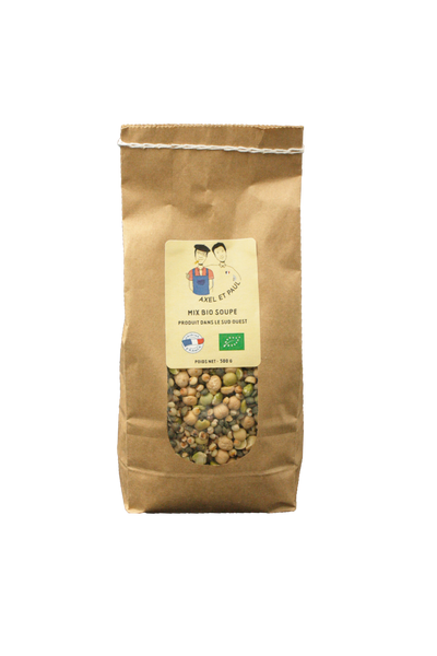 Axel et Paul Organic Mixed Beans and Pulses for Soup 500g