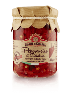 Delizie Di Calabria Chopped Spicy Calabrian Chilli In Olive Oil 135g