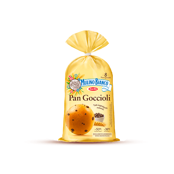 Mulino Bianco Pan Goccioli Chocolate Chip Brioche Buns 336g