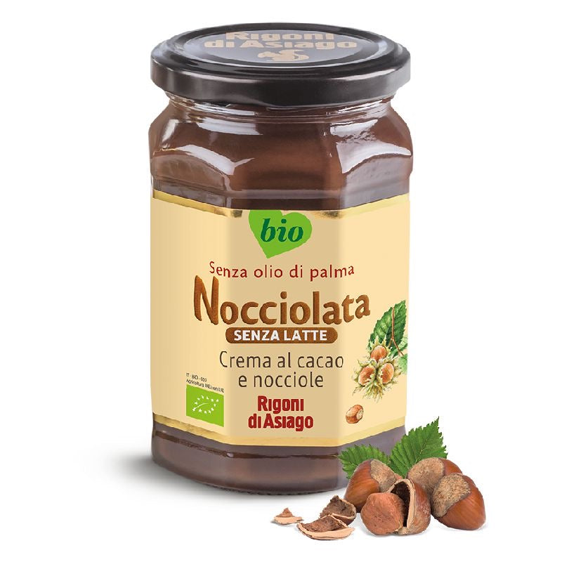 Rigoni Organic Dairy Free Nocciolata Chocolate & Hazelnut spread 250g